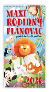 MAXI rodinný plánovač 2026 - nástěnný kalendář
