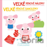 Velké pěnové samolepky O Třech prasátkách