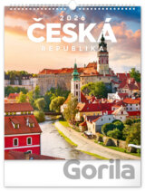 NOTIQUE Nástenný kalendár Česká republika CZ 2026, 30 x 34 cm