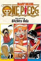 One Piece Volumes 1, 2 & 3
