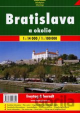 Bratislava a okolie 1:14 000, 1:100 000