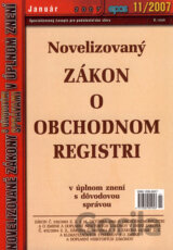 Novelizovaný Zákon o obchodnom registri
