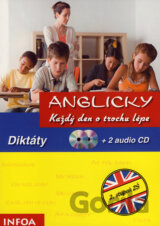 Anglicky každý den o trochu lépe - Diktáty+2 audio CD