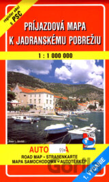 Príjazdová mapa k Jadranskému pobrežiu 1:1 000 000