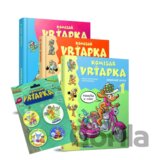 Balíček 4ks Komisař Vrťapka 3knihy +Plaketa s odznáčkami