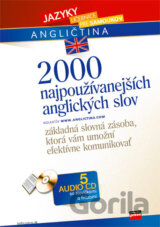 2000 najpoužívanejších anglických slov + 5 audio CD