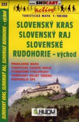 Slovenský kras, Slovenský raj, Slovenské rudohorie - východ 1:100 000