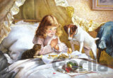 Kópia: Modlitba pred jedlom, Charles Burton Barber