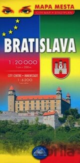 Bratislava, mapa mesta 1:20 000