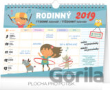 Rodinný týdenní kalendář /týždenný kalendár 2019
