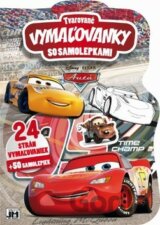 Tvarované vymaľovanky so samolepkami: 	Autá