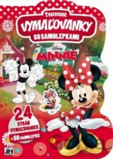Tvarované vymaľovanky so samolepkami: Minnie