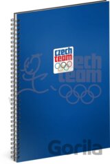 Spirálový blok Český olympijský team (modrý)