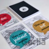 Míľnikové kartičky pre prvý rok dieťatka čierno-biele