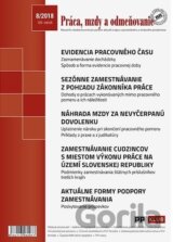 Práca, mzdy a odmeňovanie 8/2018