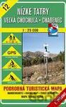 Nízke Tatry - Veľká Chochuľa, Chabenec 1:25 000 - turistická mapa č. 12