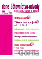 Dane, účtovníctvo, odvody (DUO) 3/ 2019 – DPH po novele,  Zákon o dani z príjmov (zmeny), Daň z nehnuteľností