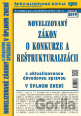 Novelizovaný Zákon o konkurze a reštrukturalizácii