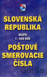Slovenská republika 1:400 000 - Poštové smerovacie čísla