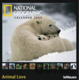 National Geographic Animal Love 2009 - nástěnný kalendář poznámkový