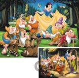 Puzzle - Ravensburger - Walt Disney:Sněhurka a 7 trpaslíků (2x20