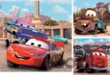 Puzzle - Ravensburger - Walt Disney Cars: Dobří přátelé 3x49