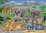 Puzzle - Ravensburger - Zvířata v Africe (200 dílů)