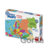 Puzzle mapy Evropa