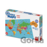 Puzzle mapy svět