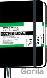 Moleskine CITY - malý zápisník Amsterdam (čierny)