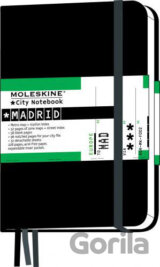 Moleskine CITY - malý zápisník Madrid (čierny)
