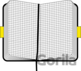 Moleskine - stredný štvorčekovaný zápisník (čierny)