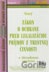 Nový Zákon o ochrane pred legalizáciou príjmov z trestnej činnosti (32/2008)