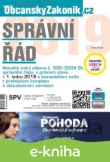 Správní řád 2019 s komentářem změn