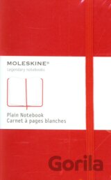 Moleskine - malý čistý zápisník (červený)
