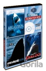 Kolekce: Megalondon + Otevřené moře + Žraloci (3DVD)