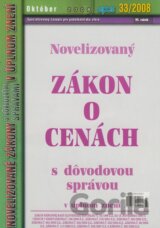 Novelizovaný Zákon o cenách 33/2008