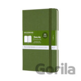 Moleskine - zápisník Two-go zelený