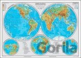 Zemské polokoule a přírodní nej - mapa A3