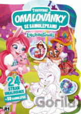 Enchantimals: Tvarované omalovánky se samolepkami