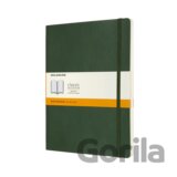 Moleskine - zelený zápisník Soft