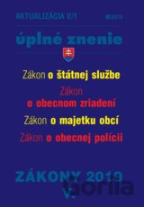 Aktualizácia V/1 2019 – Úplné znenie zákonov po novele