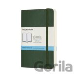 Moleskine - zelený zápisník Soft