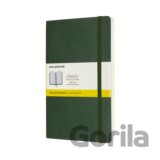 Moleskine - zelený zápisník Soft