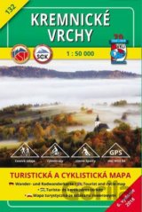 Kremnické vrchy - turistická mapa č. 132