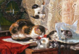 Copy of `Up To No Good`, Henriette Ronner-Knip