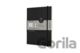Moleskine – 12-mesačný Smart plánovací čierny diár paper tablet PRO XL WV 2020