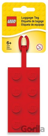 LEGO Menovka na batožinu Červená kocka