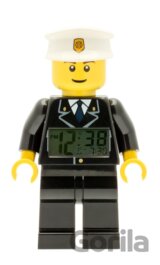 LEGO City Policeman - hodiny s budíkem