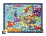 Puzzle Európa veľké 100ks